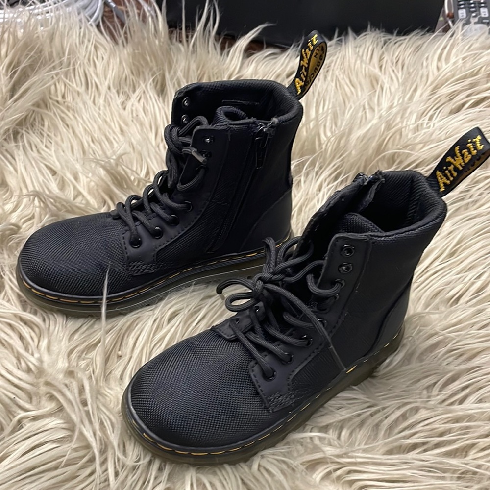 Dr. Martens Black Kids Boots